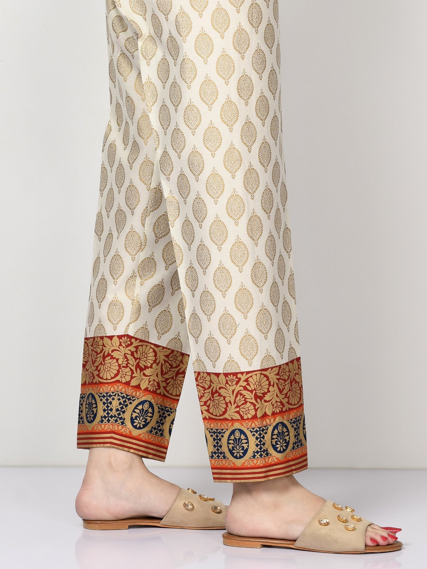 Limelight - Printed Winter Cotton Trouser