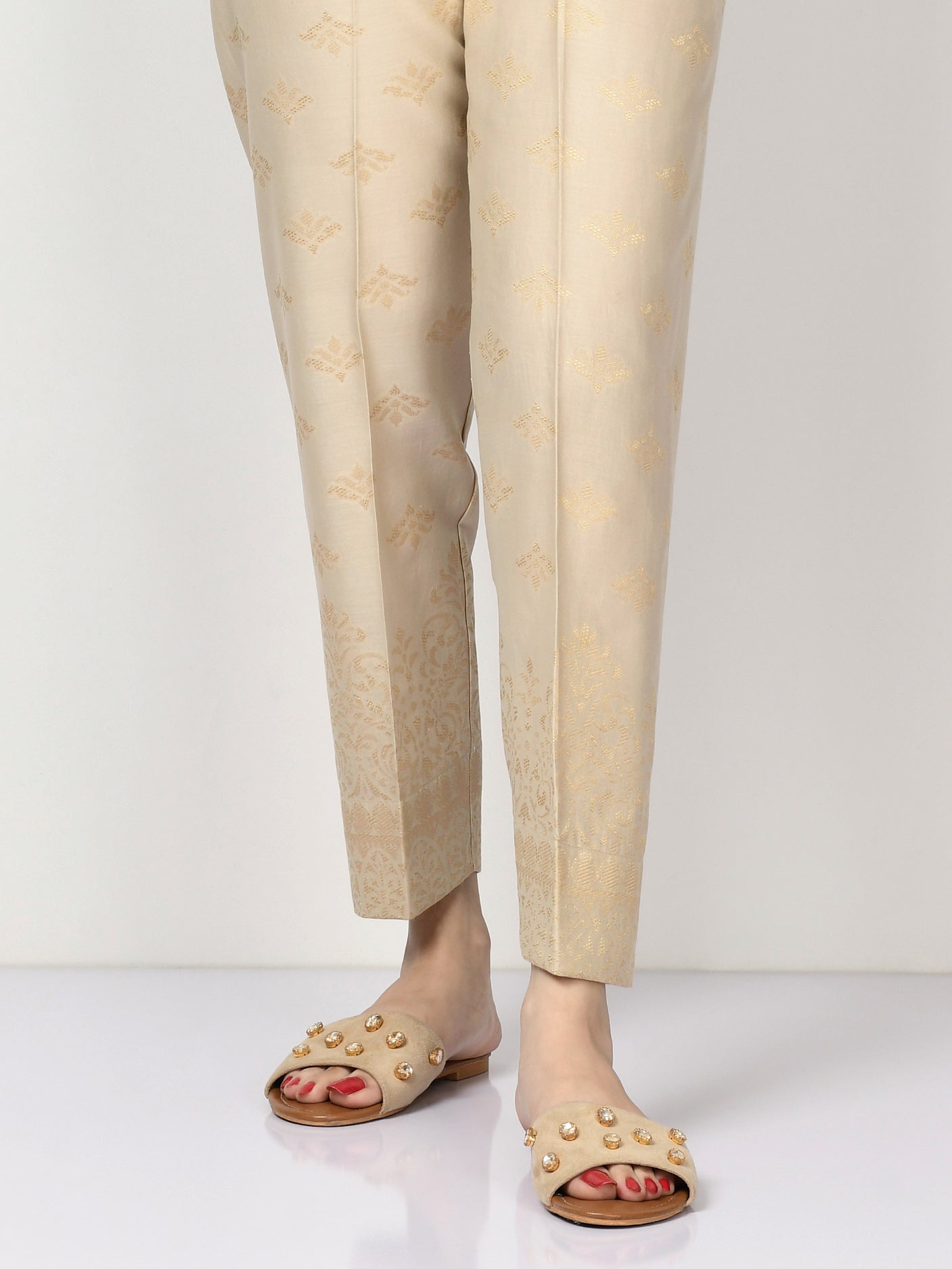 Limelight - Jacquard Straight Trouser