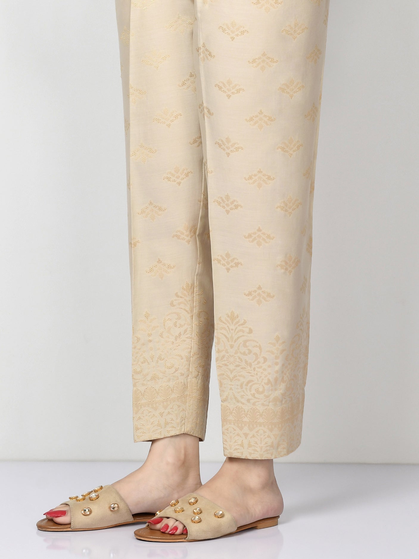 Limelight - Jacquard Straight Trouser