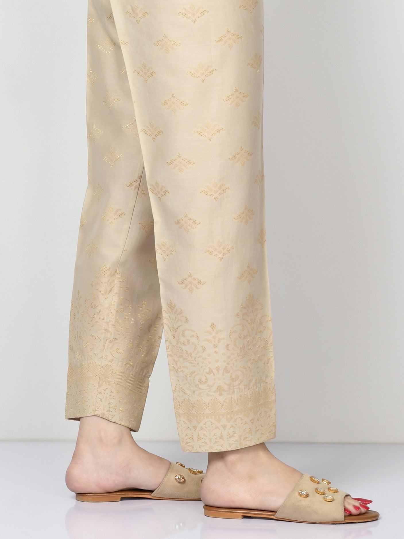 Limelight - Jacquard Straight Trouser