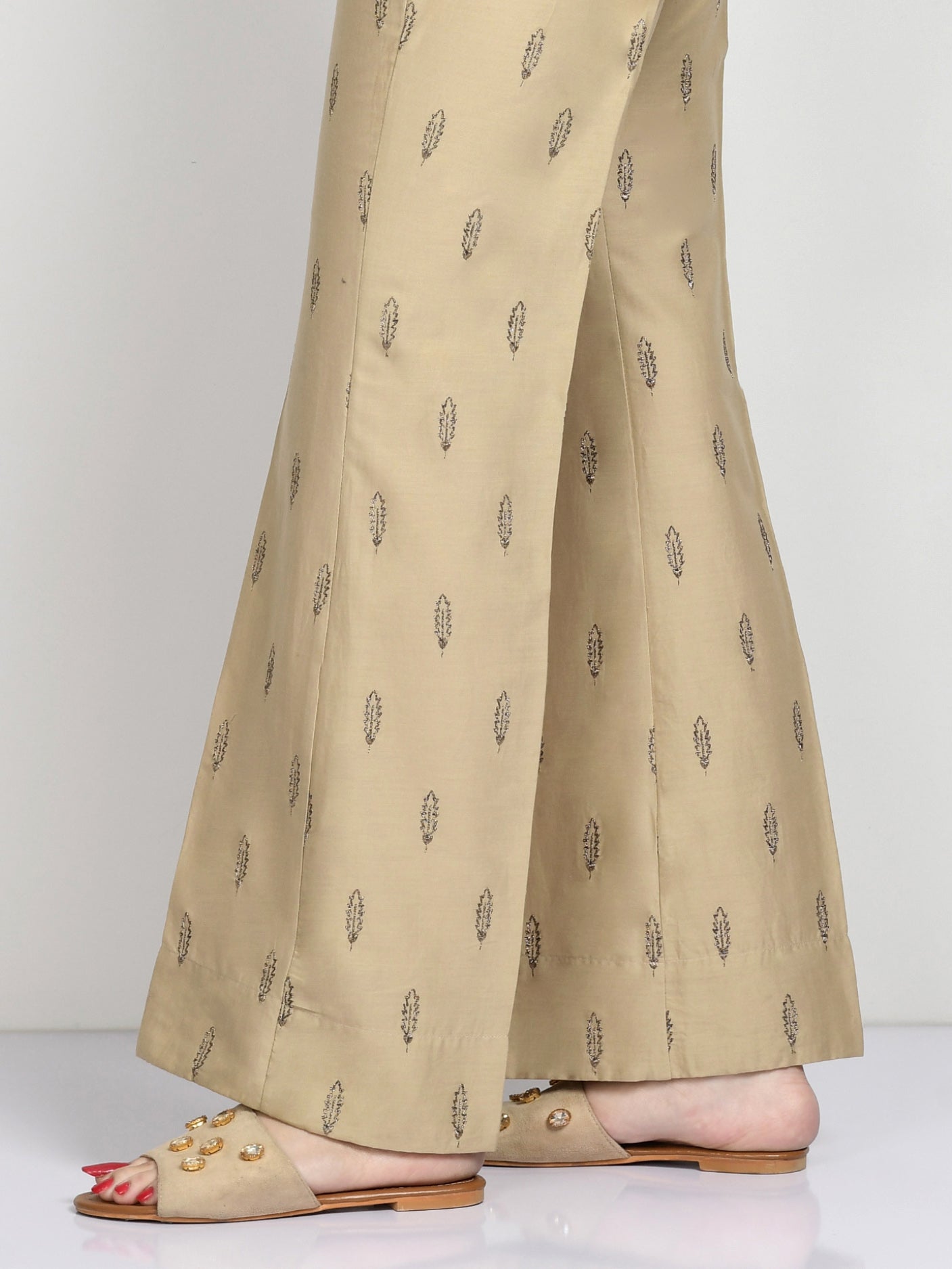 Limelight - Embroidered Winter Cotton Pants