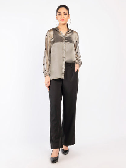 Limelight - Embroidered Organza Top