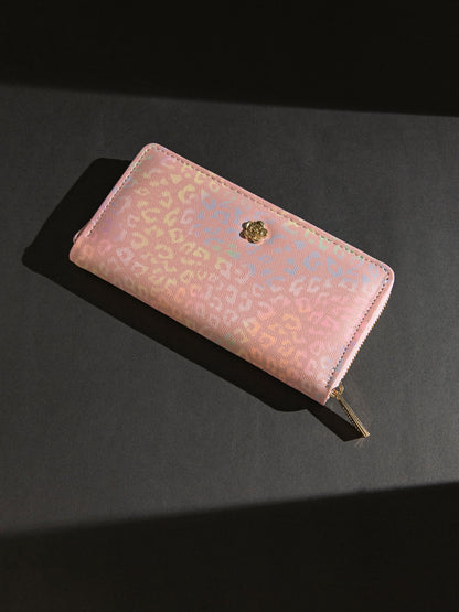 Limelight - Metallic Floral Brooch Wallet