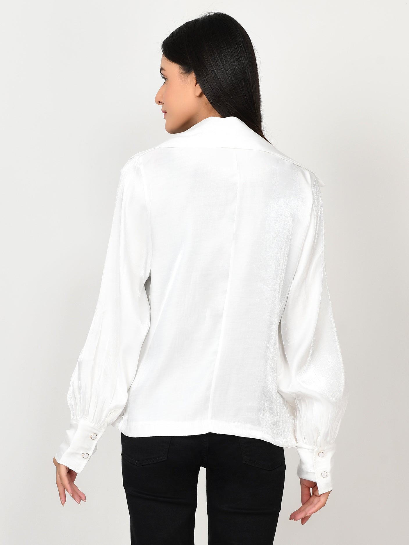 Limelight - Shimmer Cotton Satin Top