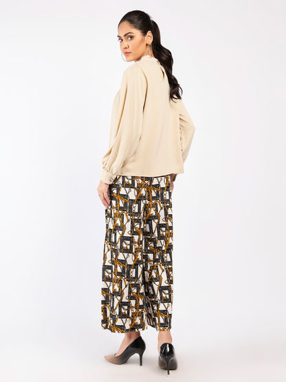 Limelight - Pleated Satin Top