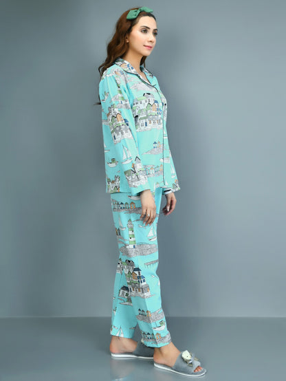 Limelight - Printed Grip Sleep Suit