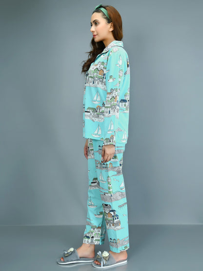 Limelight - Printed Grip Sleep Suit