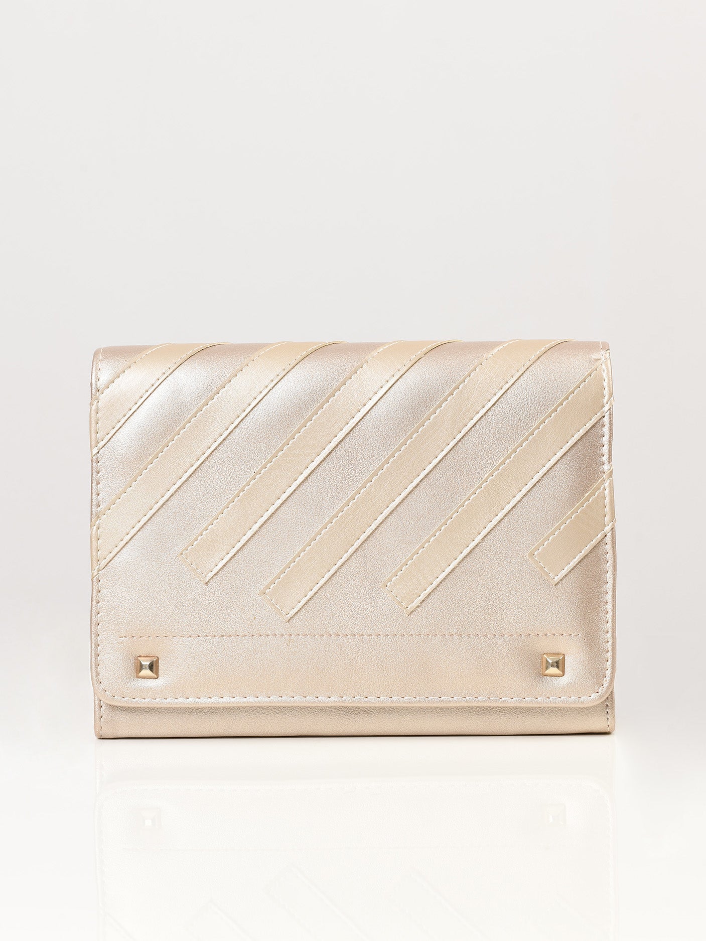 Limelight - Striped Clutch