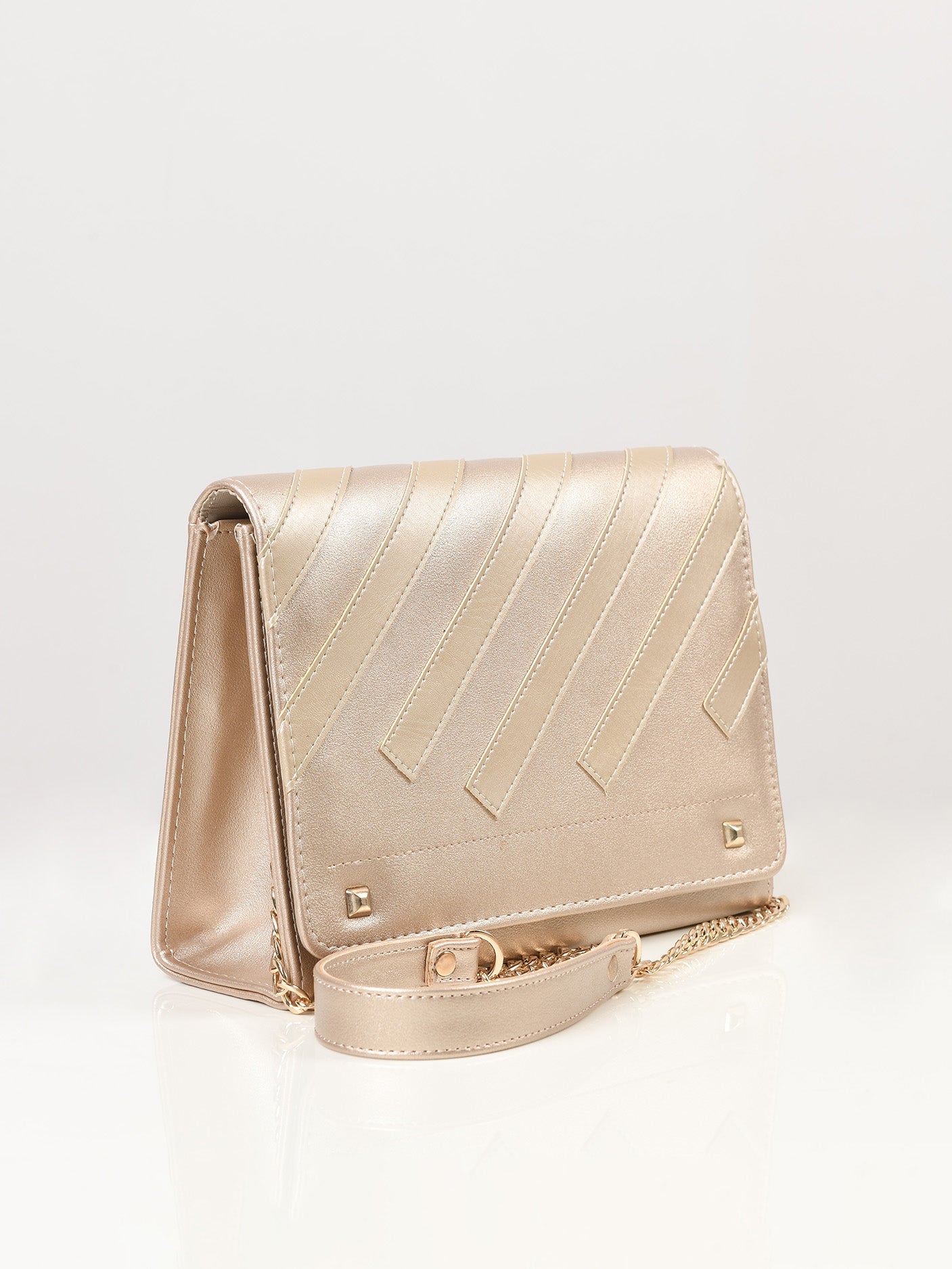 Limelight - Striped Clutch