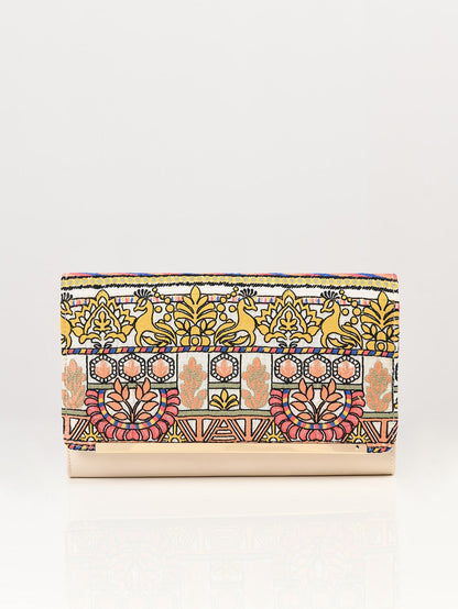 Limelight - Embroidered Clutch