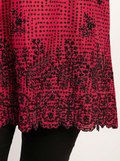 Limelight - Embroidered Top