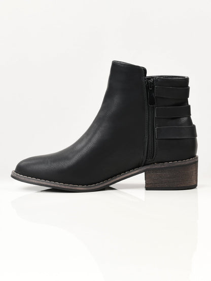 Limelight - Strapped Boots - Black