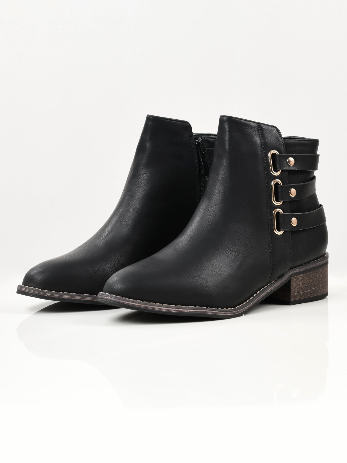 Limelight - Strapped Boots - Black