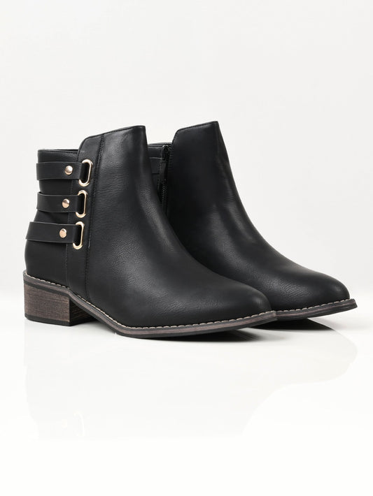 Limelight - Strapped Boots - Black