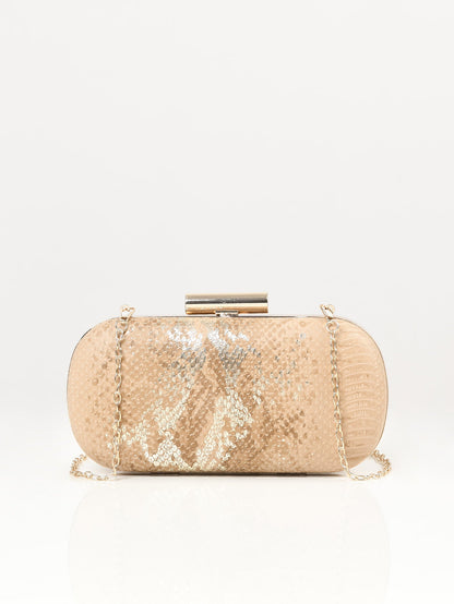 Limelight - Textured Oval Clutch