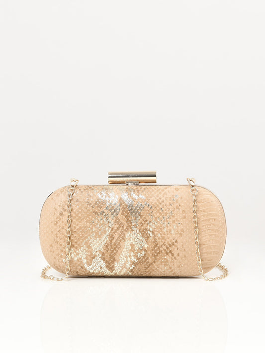 Limelight - Textured Oval Clutch