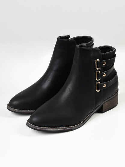 Limelight - Strapped Boots - Black