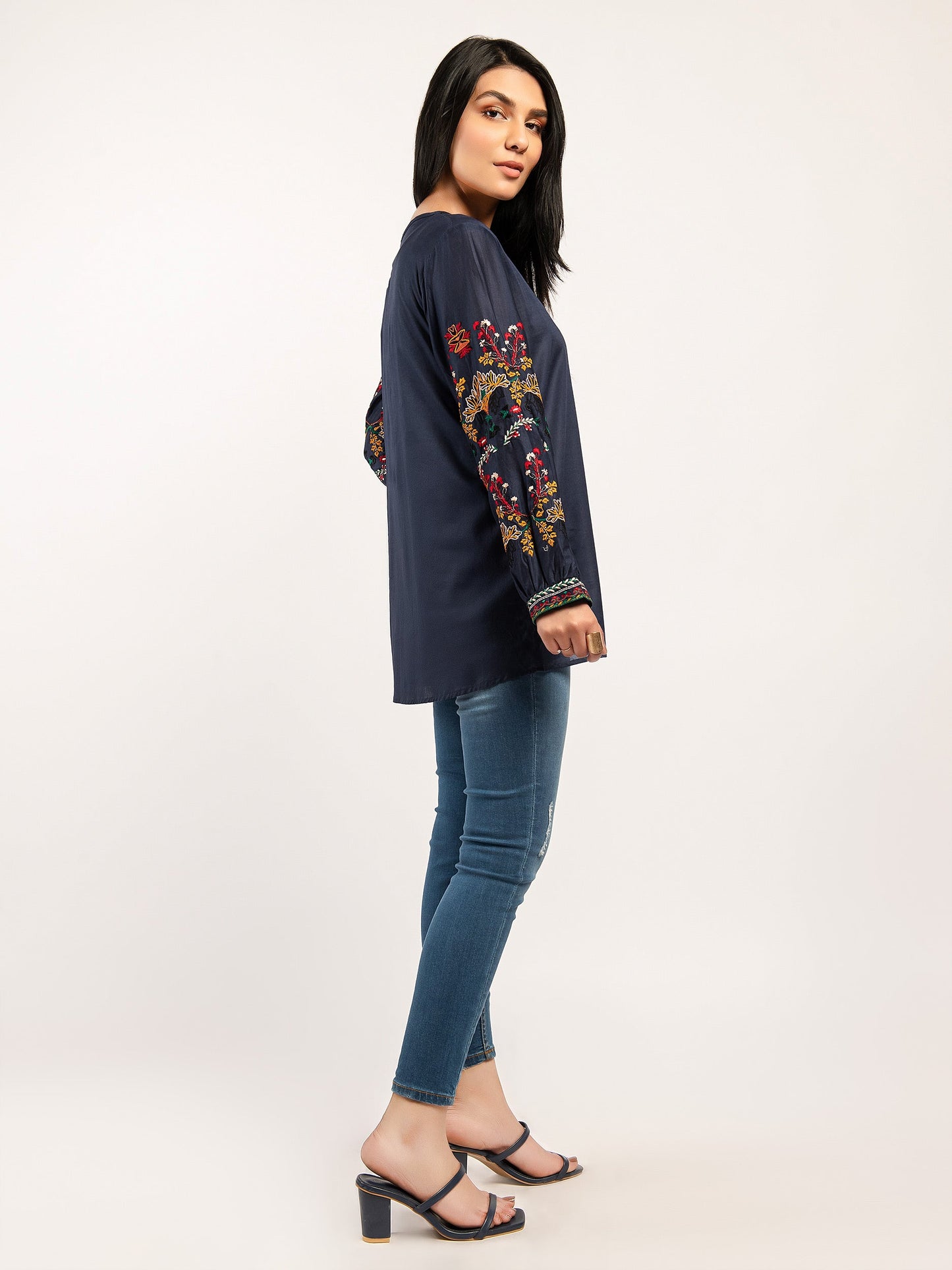 Limelight - Embroidered Top