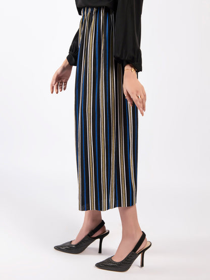 Limelight - Striped Poly Jersey Culottes