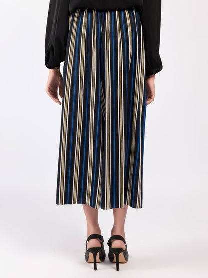 Limelight - Striped Poly Jersey Culottes