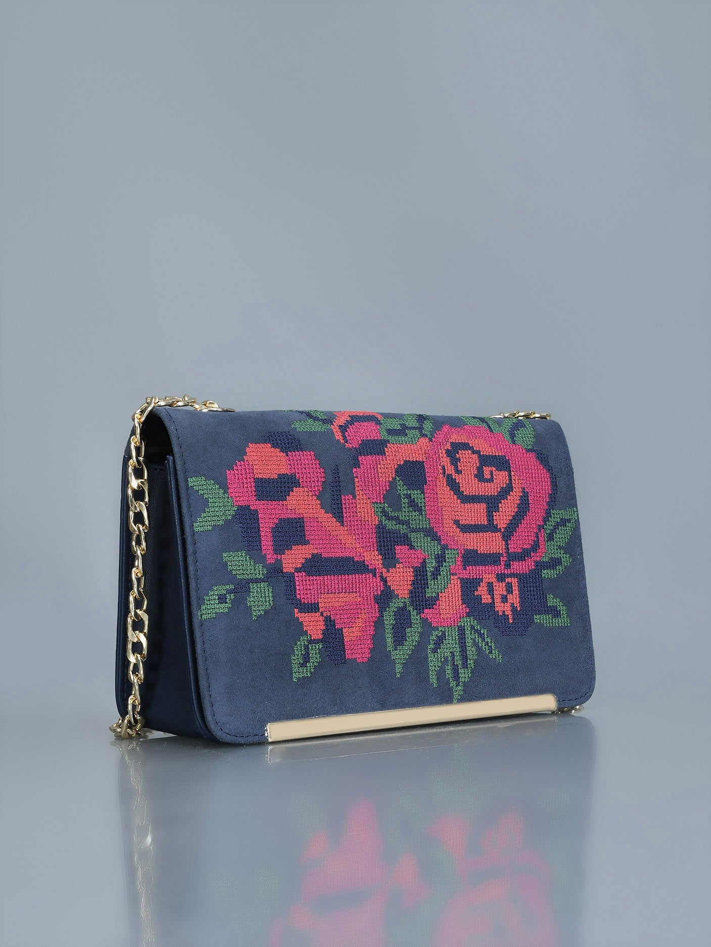 Limelight - Floral Embroidered Handbag