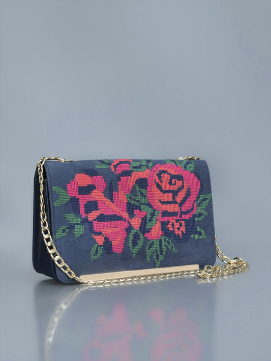 Limelight - Floral Embroidered Handbag