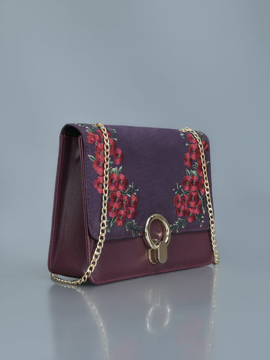 Limelight - Floral Embroidered Handbag