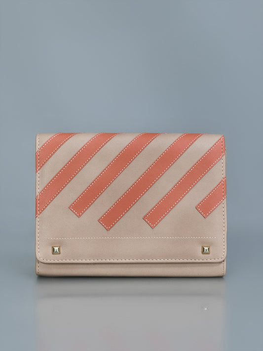 Limelight - Striped Clutch