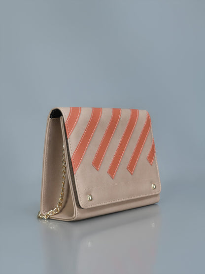 Limelight - Striped Clutch