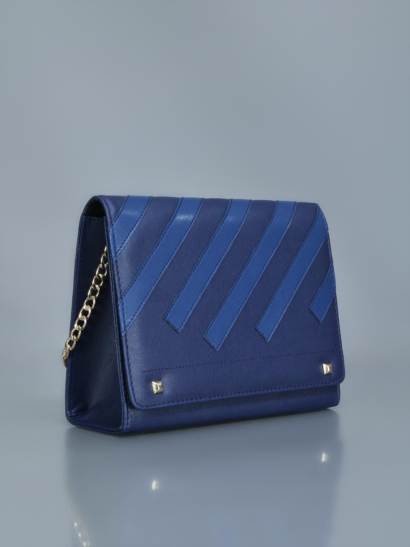 Limelight - Striped Clutch