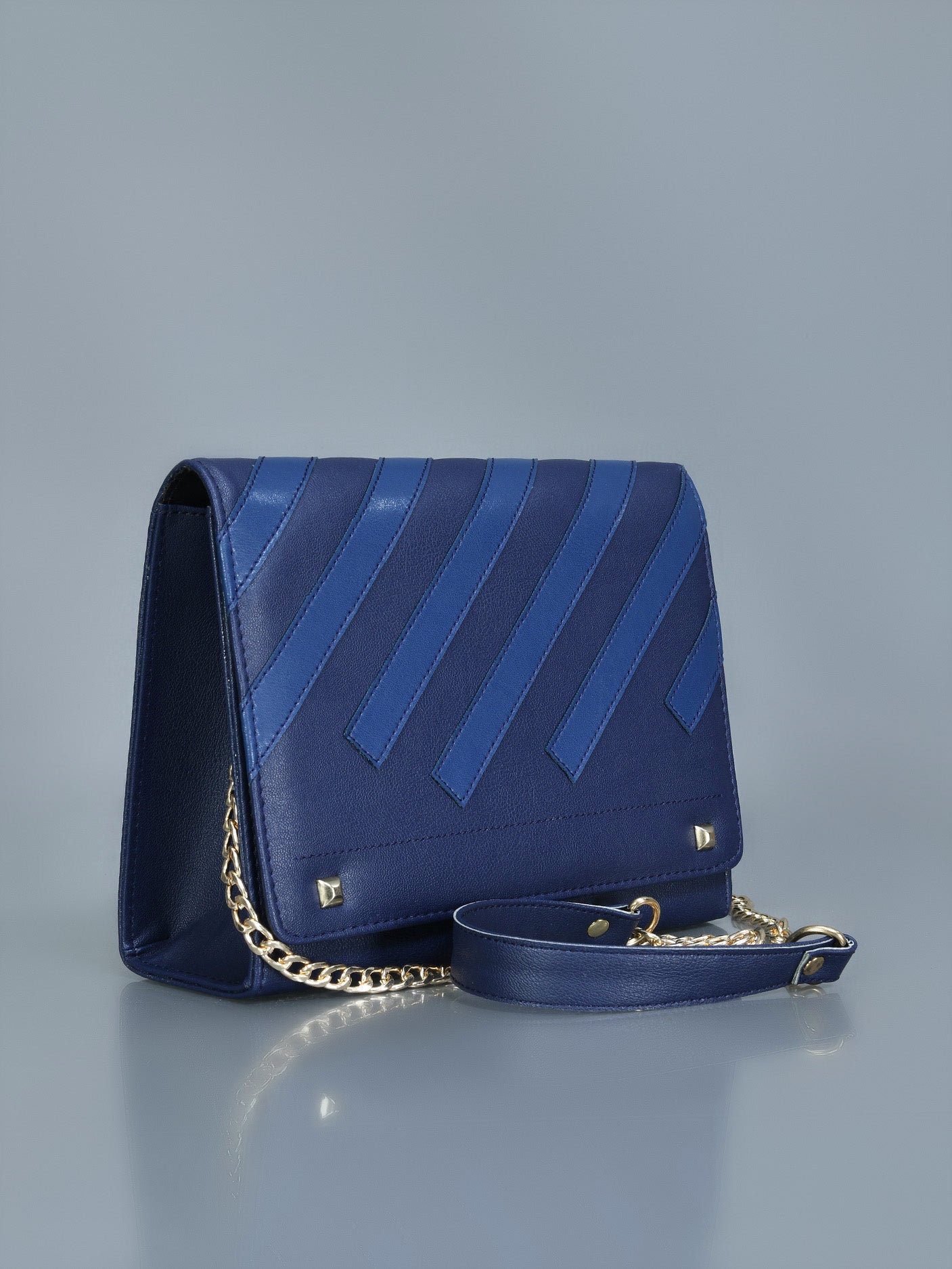 Limelight - Striped Clutch