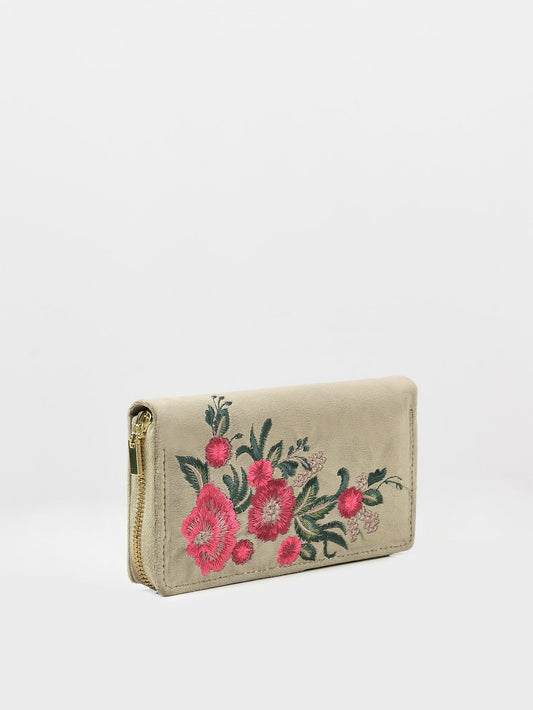 Limelight - Embroidered Wallet