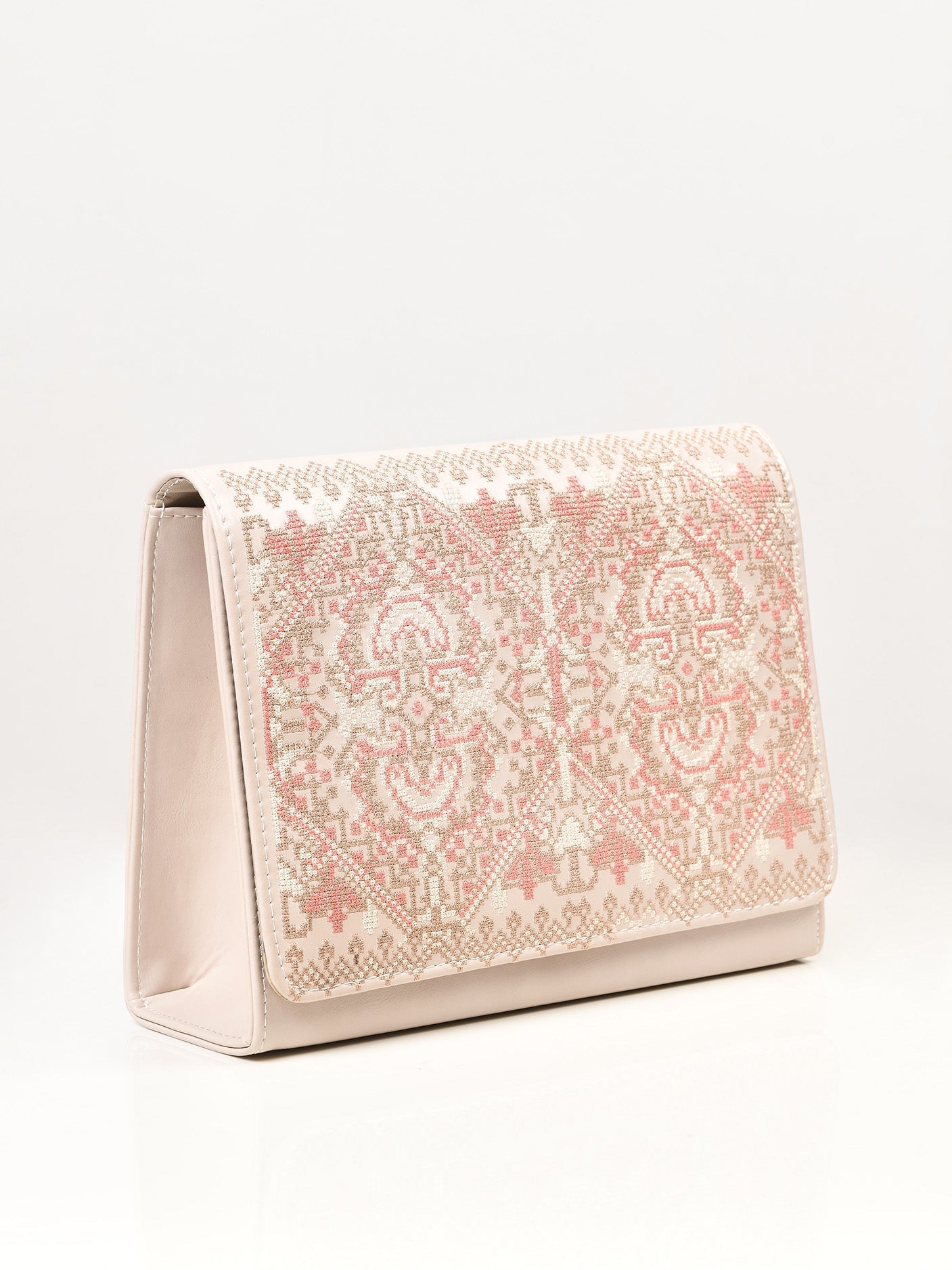 Limelight - Embroidered Clutch