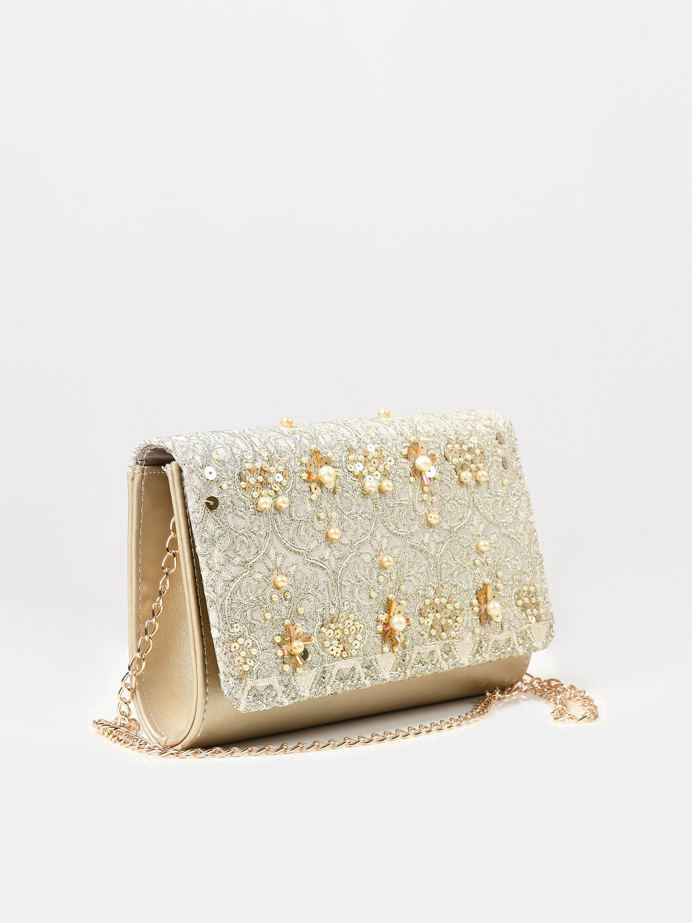 Limelight - Embellished Clutch