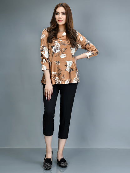 Limelight - Printed Silk Top