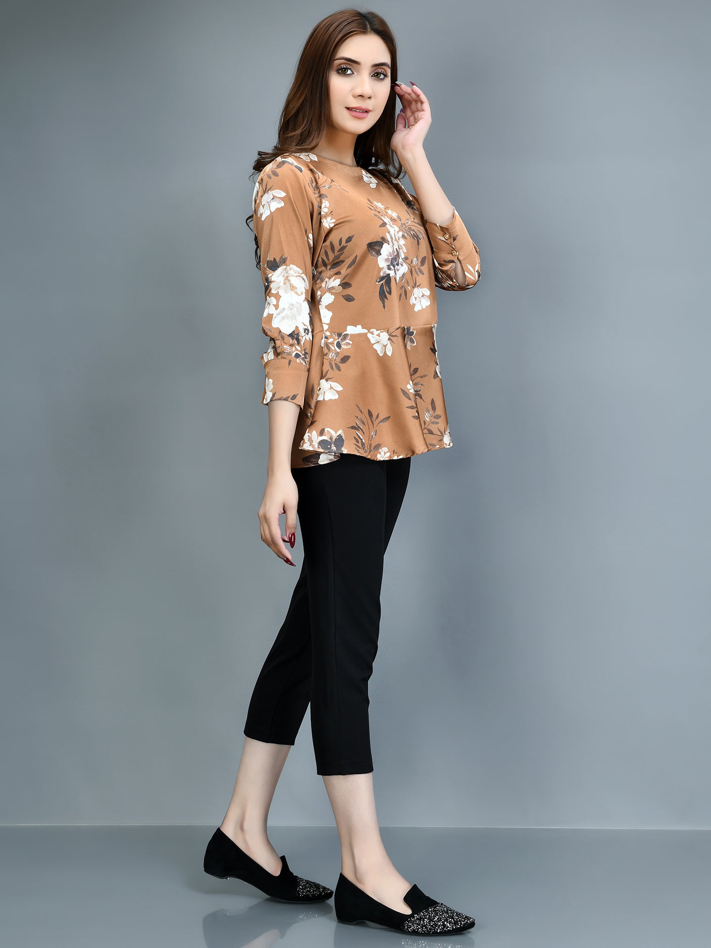 Limelight - Printed Silk Top