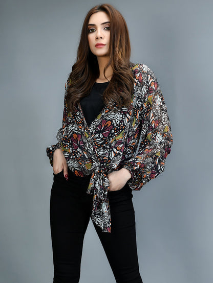 Limelight - Printed Chiffon Top