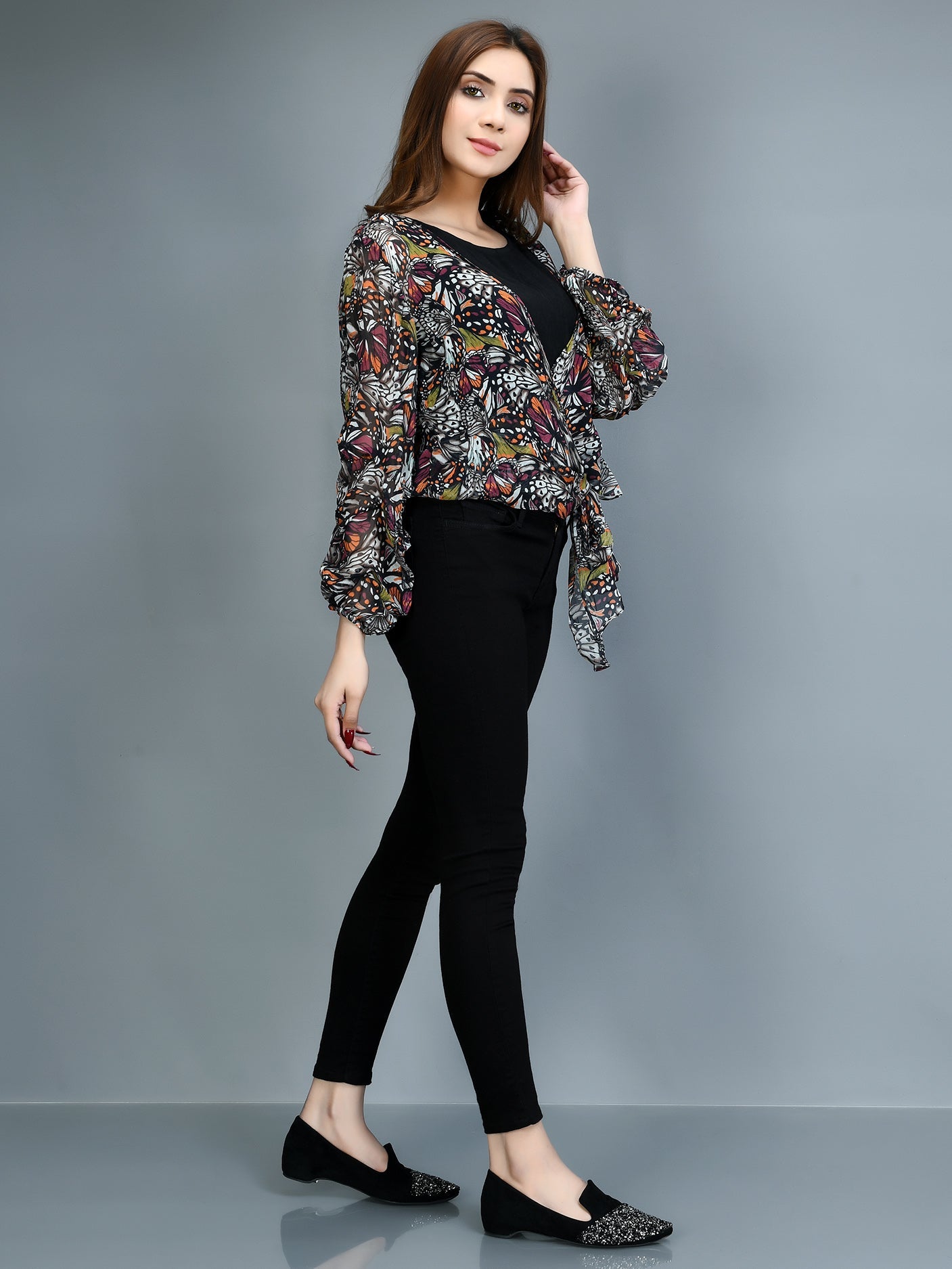 Limelight - Printed Chiffon Top