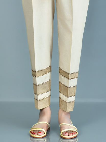 Embroidered Cambric Trousers