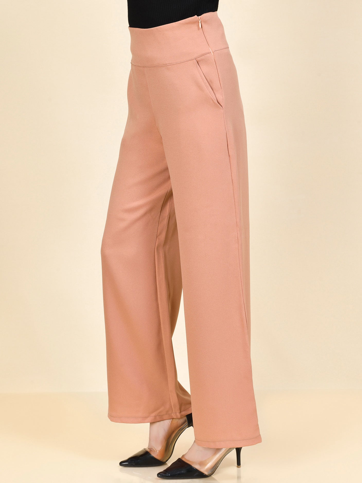 Limelight - Wide Grip Pants - Dark Peach