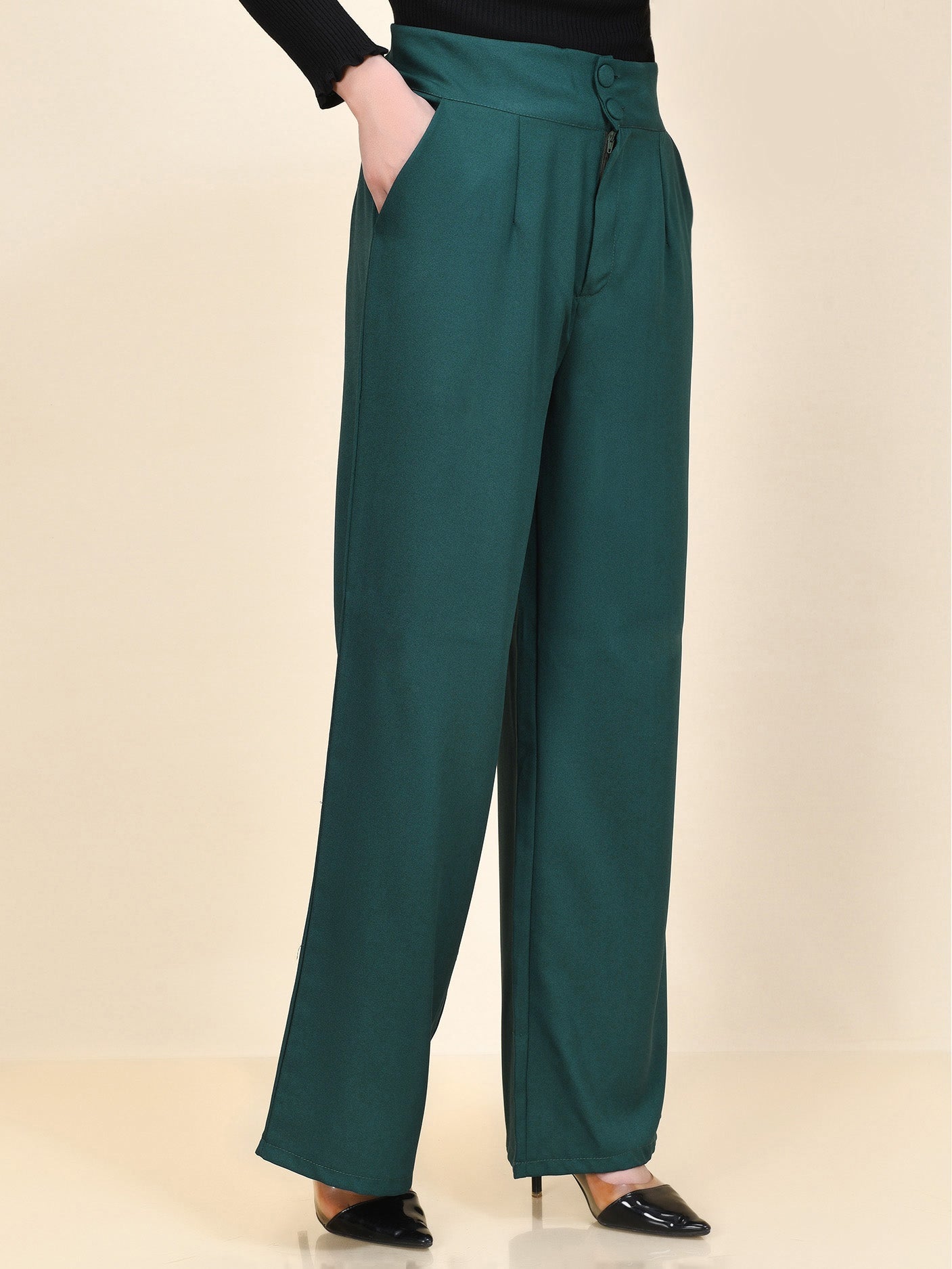 Limelight - Wide Grip Pants - Green