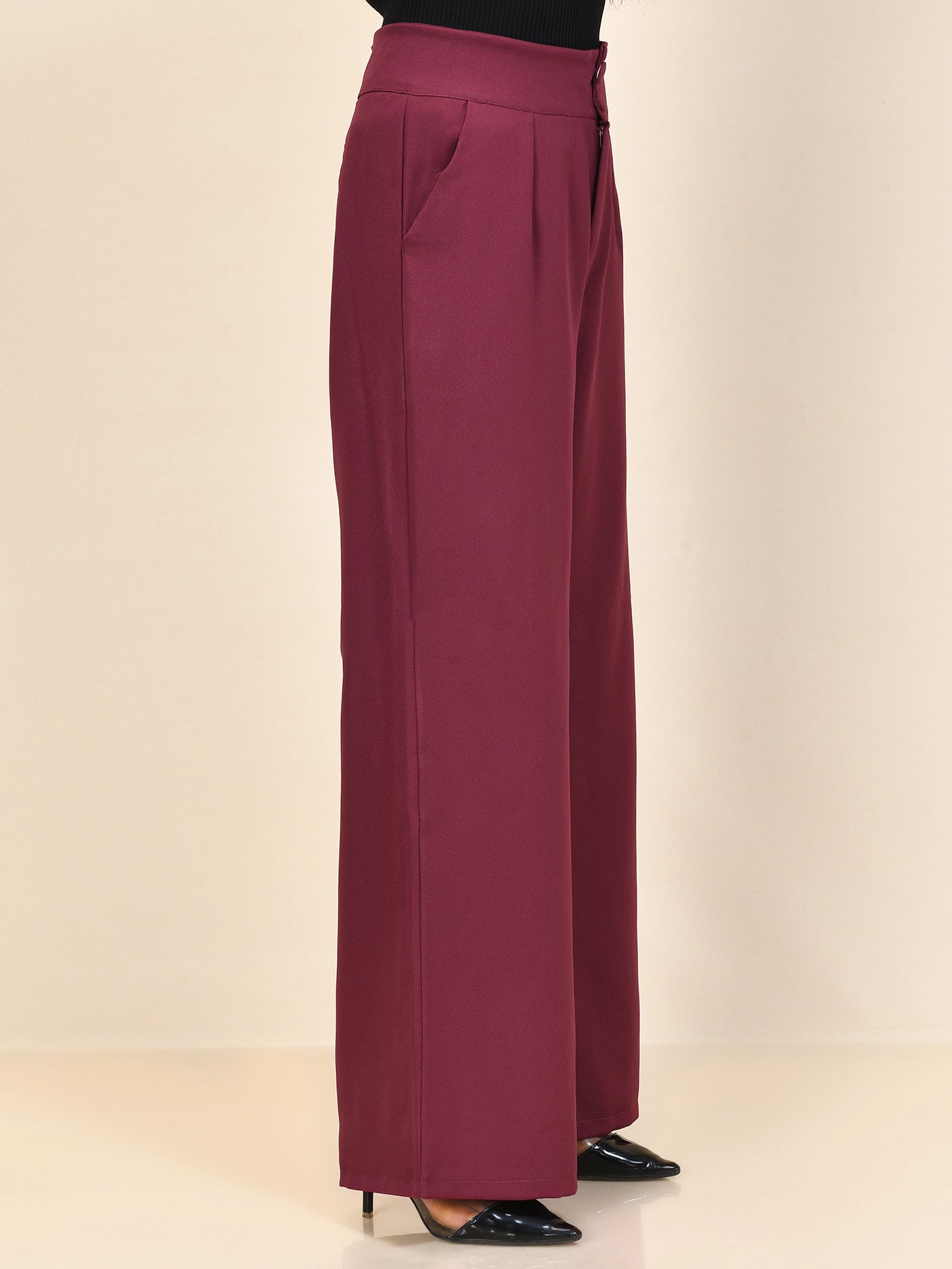 Limelight - Wide Grip Pants - Maroon