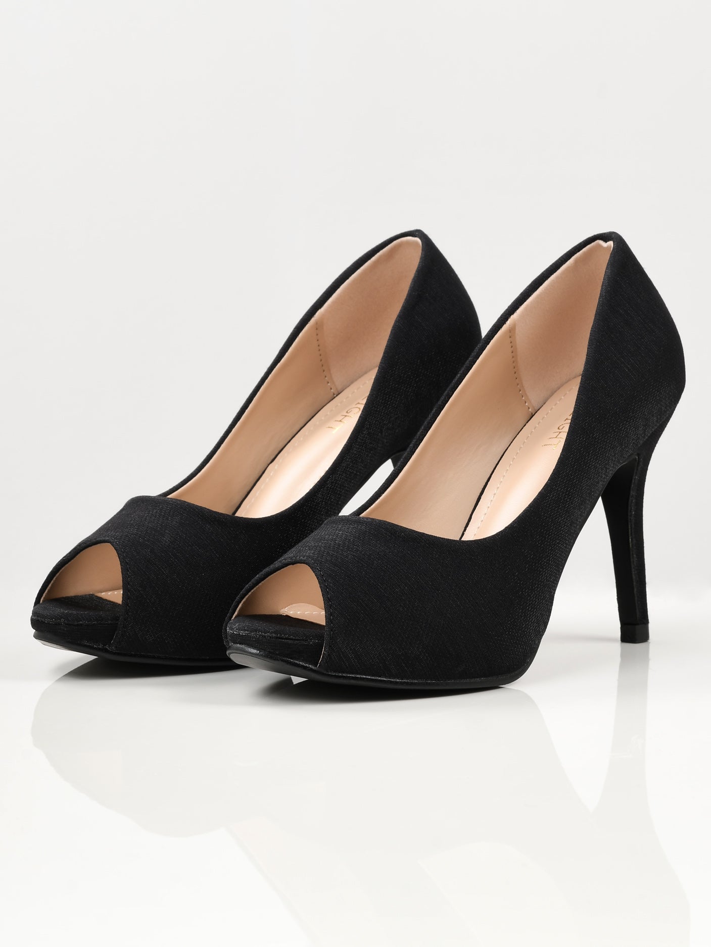 Limelight - Shimmery Heels - Black