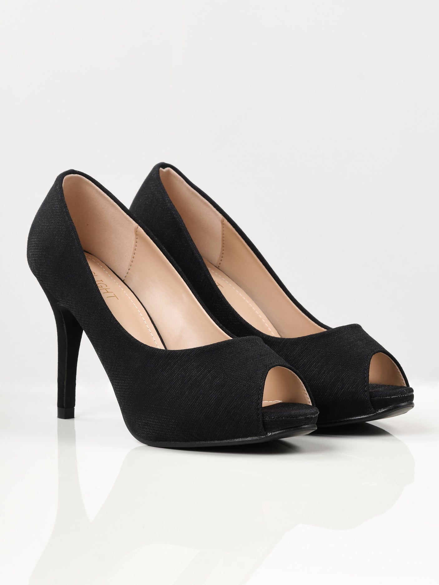 Limelight - Shimmery Heels - Black