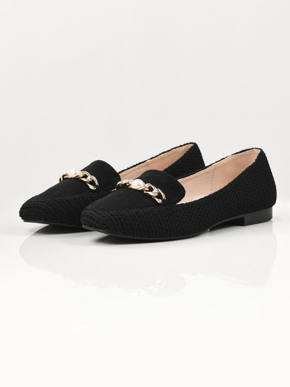 Limelight - Textured Chain Shoes - Black