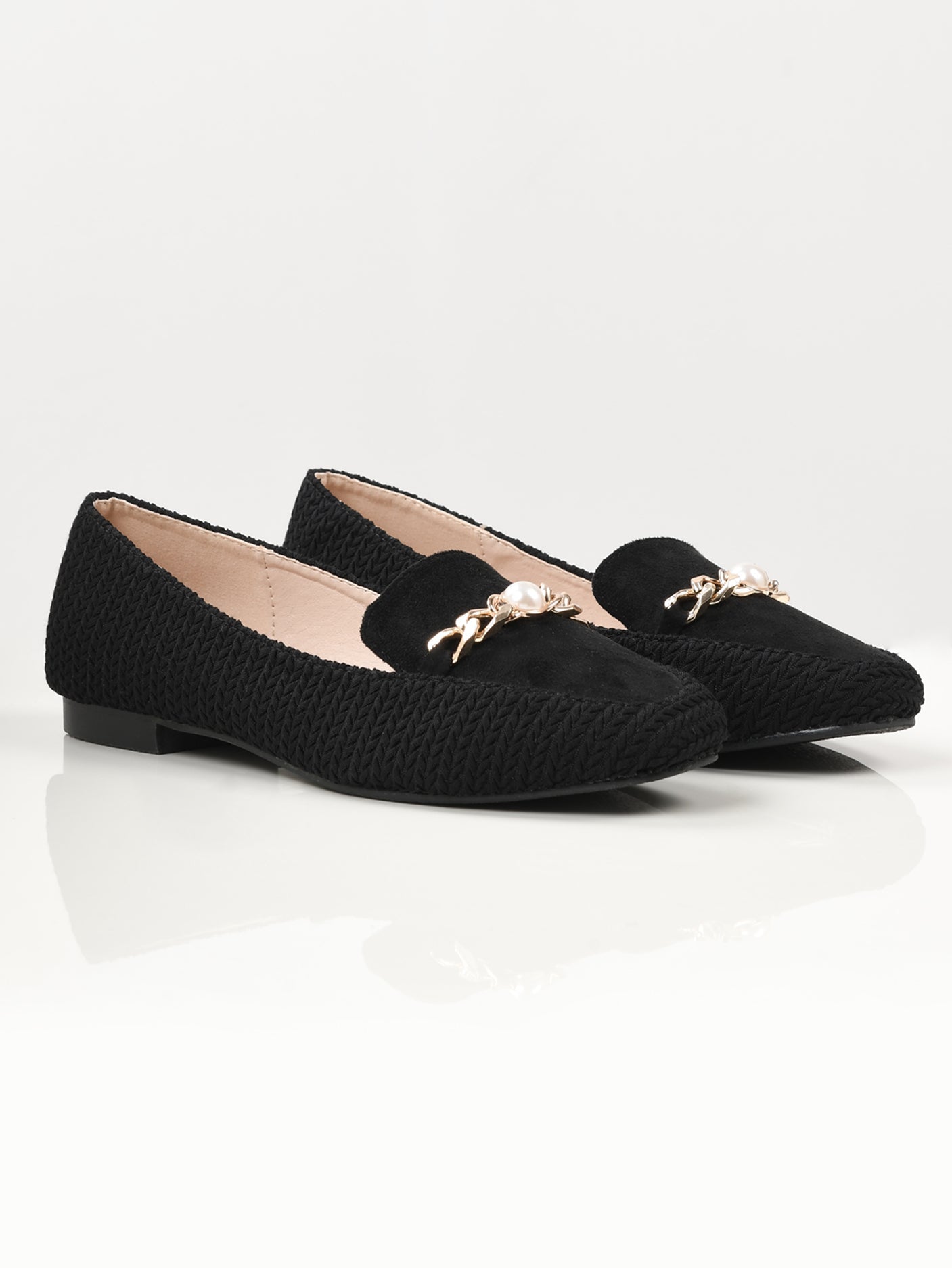 Limelight - Textured Chain Shoes - Black