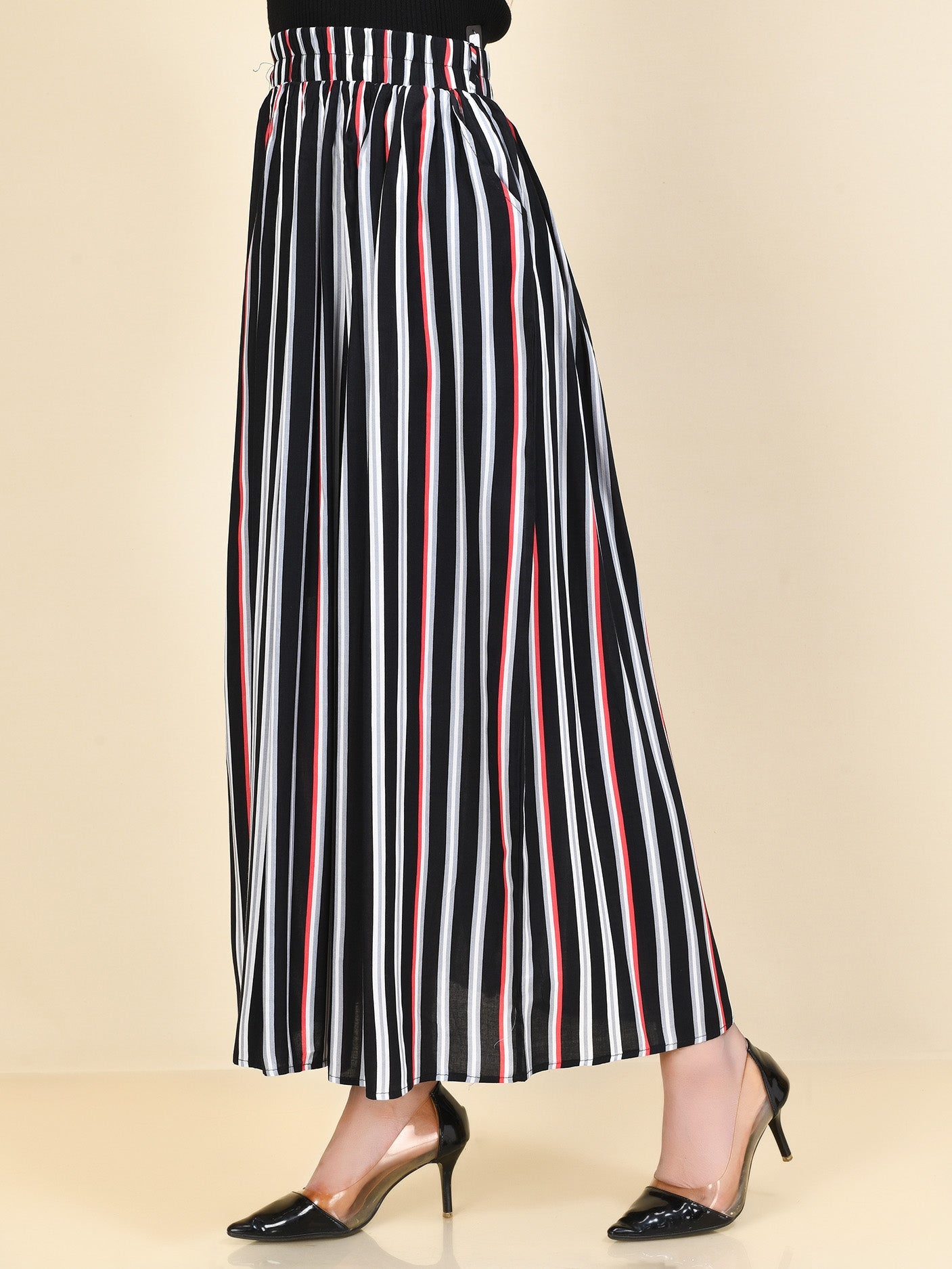 Limelight - Striped Grip Skirt