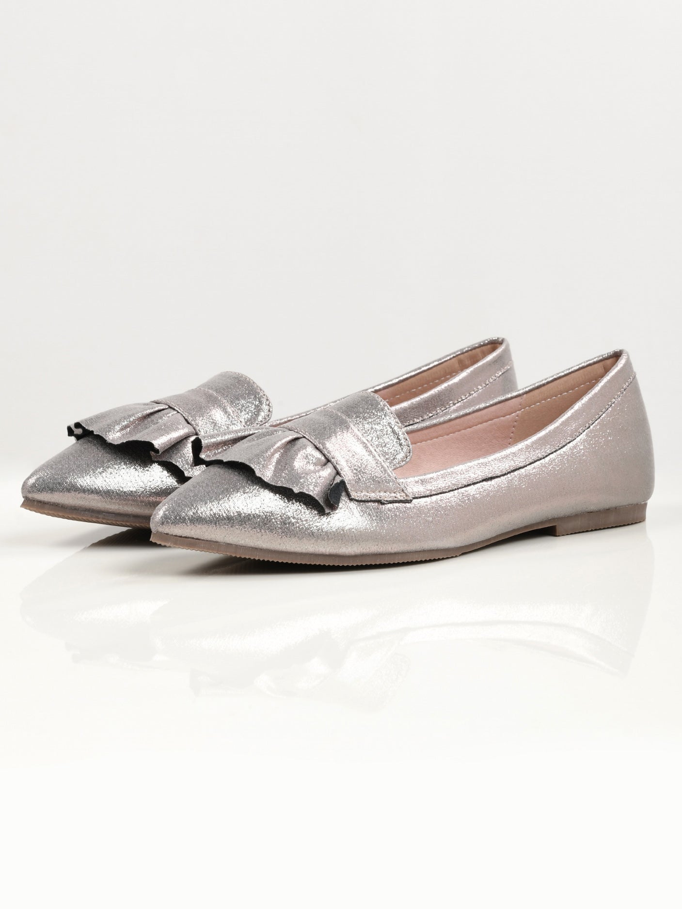 Limelight - Shiny Fringe Pumps - Copper