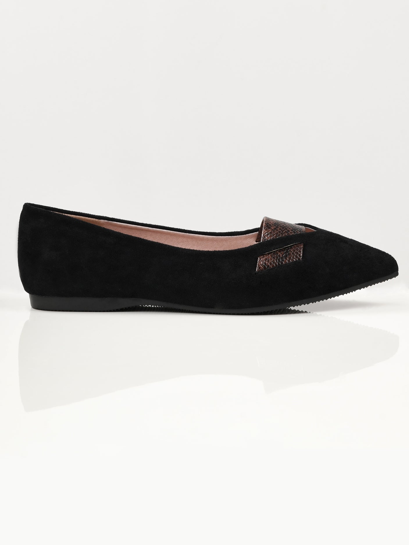 Limelight - Printed Stripe Shoes - Black