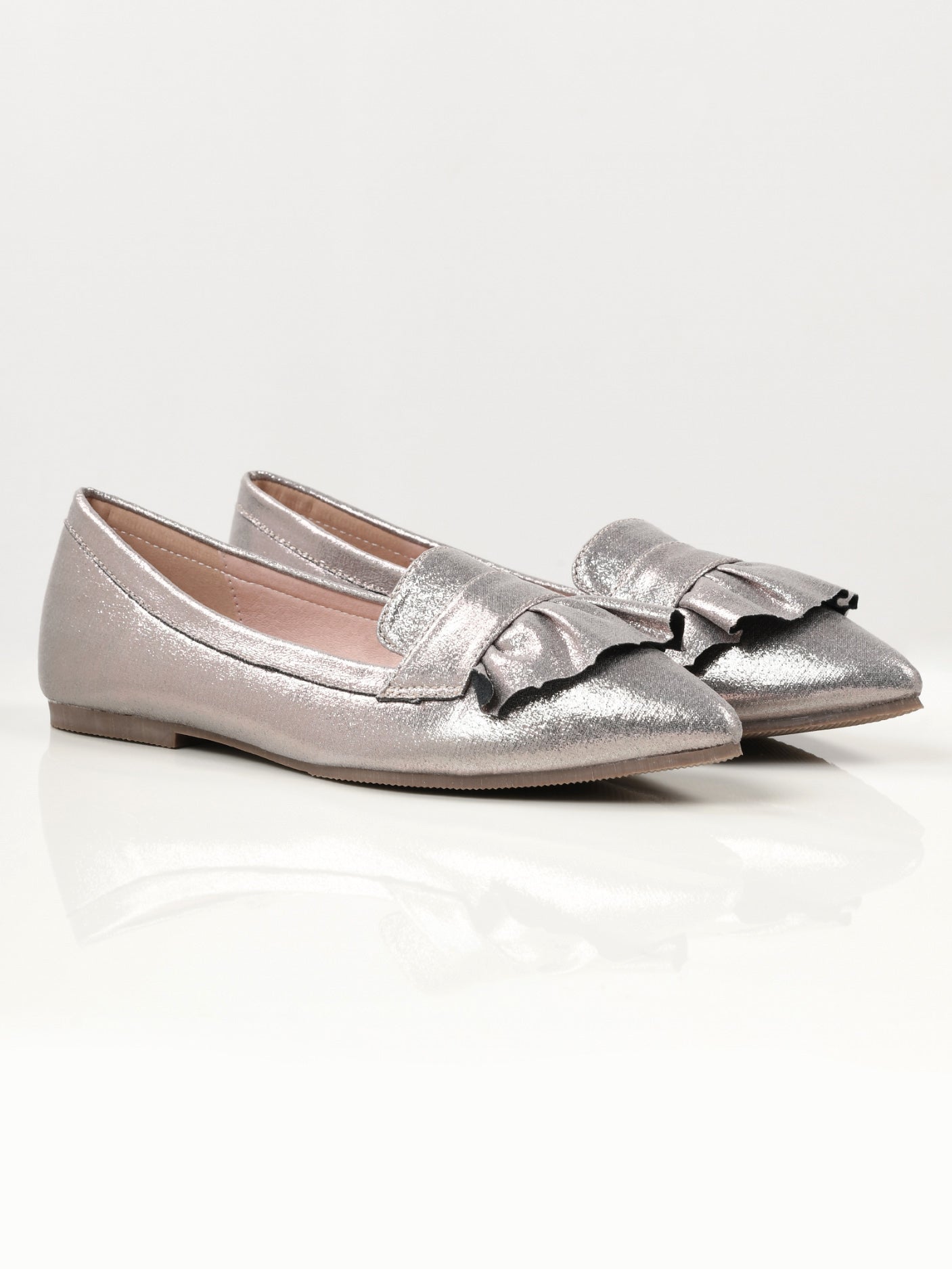 Limelight - Shiny Fringe Pumps - Copper